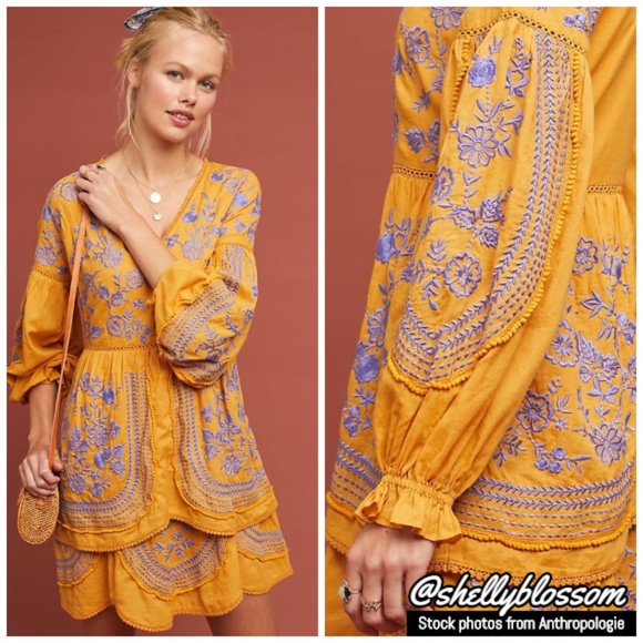 Anthropologie Dresses & Skirts - NWT Anthropologie Lisette Embroidered Tunic Dress